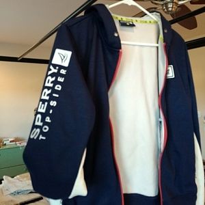Sperry top-sider juniors medium zip up hoodie